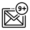 spam; envelope; notification; message; email icon