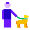 개와 남자 icon