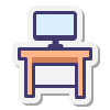 PC on Desk icon