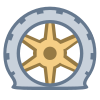 Platter Reifen icon