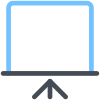 écran de présentation icon