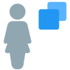 Copy function of user handling computer layout icon