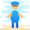 Gordo cop icon