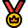 Crown Medal icon