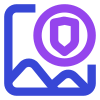 Image shield icon
