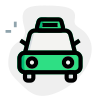 Cab service for the tourist staying in hotel room icon