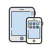 Smartphone et tablette icon