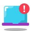 Laptop Alert icon