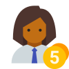 Saleswoman Skin Type 5 icon