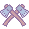 axes croisés icon