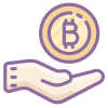 Bitcoin accepté icon