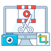 Cut Video icon