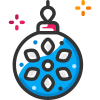 christmas balls icon