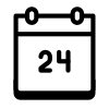 Calendar 24 icon