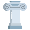 Ionic Greek Pillar icon