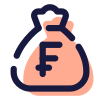 Money Bag Franc icon