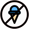 Ice creams are not allowed inside a laundry service room icon