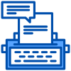 Typewriter icon