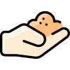 Ganze Hand icon