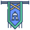 Knight Flag icon