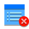 Delete Document icon