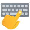 нажатие клавиши icon
