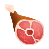 emoji de carne com osso icon