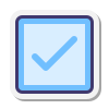 チェックされたチェックボックス icon