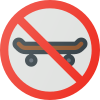 No Skateboarding icon