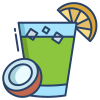 external-Iced-Green-Tea-With-Coconut-Water-tea-icongeek26-linear-colour-icongeek26 icon