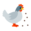 鶏に餌をやる icon
