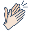 Clapping icon