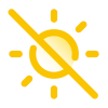 Não expor à luz solar icon