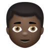 Man Dark Skin Tone icon