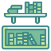 Bookshelves icon