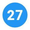 27 Circle icon