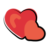 Dos corazones icon