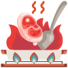 Frying icon