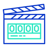 Clapperboard icon