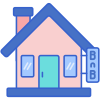 Bed And Breakfast icon