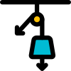 Pulley function a mechanics chapter in a Secondary Education icon