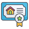 Home Certificate icon