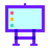 Interaktives Whiteboard icon