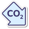 redução de co2 icon