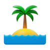 isla en el agua icon