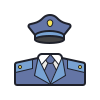 uniforme policial icon