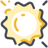 Sun icon