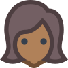 Mujer de usuario Tipo de piel 6 icon