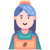 Female Barista icon