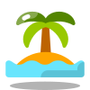 île sur l'eau icon
